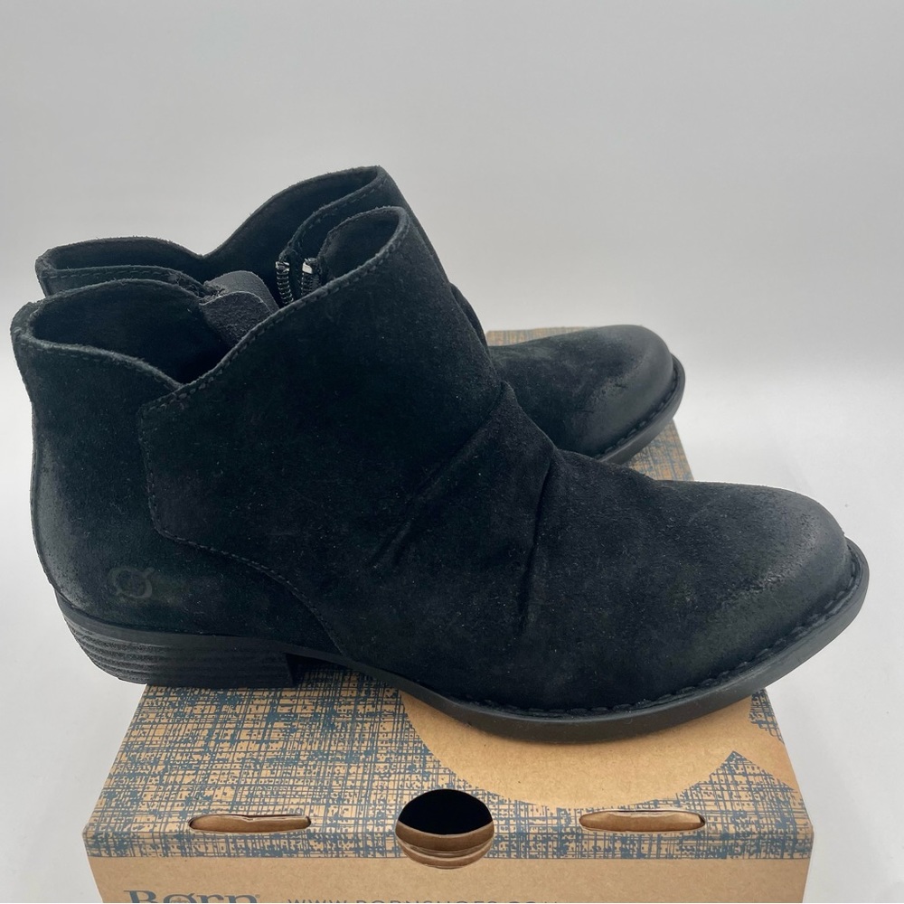 Born Leather Ankle Boots New With Box Size 8